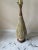 Vintage Mid-Century Modern Quartite and Teak Gold and Cream Colored Leaf Design Table Lamp For Sale - Image 12 of 13