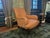 Custom-Made Winston Chair in Quilted Caramel Leather by Chaddock For Sale - Image 4 of 6