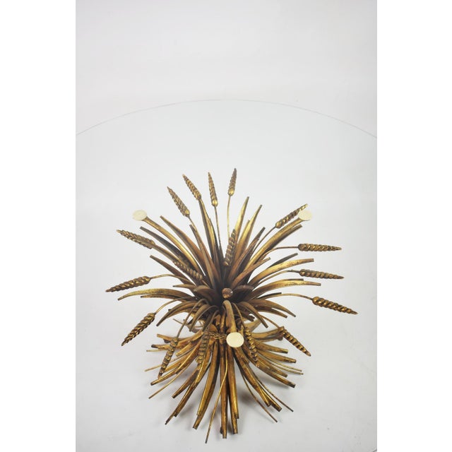 Gold Vintage Hollywood Regency Style Table, 1950s For Sale - Image 8 of 13