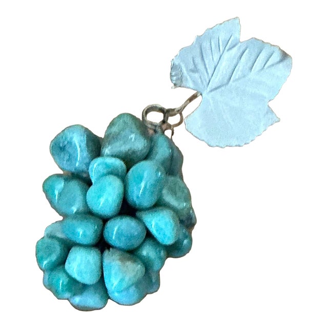 Vintage Regency Semi Precious Grape Cluster For Sale