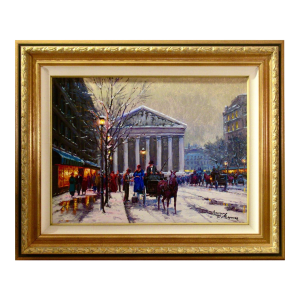 Gregory Sievers Place De La Madeleine, Paris 1991 Painting