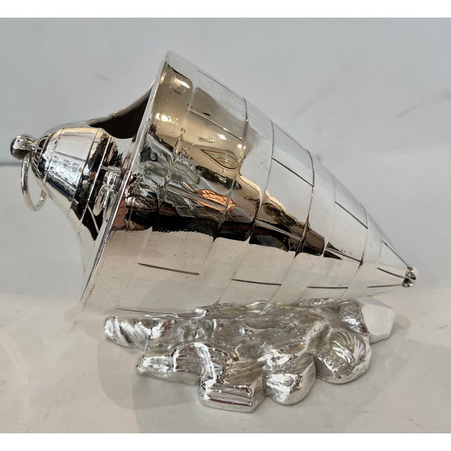 Victorian Antique Victorian Silver Plate Marine Buoy Spoon Warmer, c.1868 For Sale - Image 3 of 18