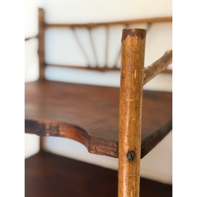 Antique English Tortoiseshell Bamboo 4-Tier Étagère, Circa 1800s For Sale - Image 12 of 12