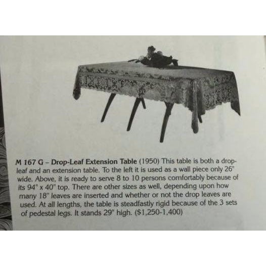 Heywood Wakefield Extension Dining Table For Sale - Image 10 of 10