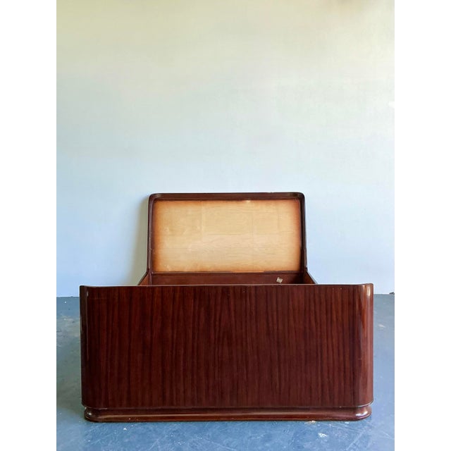 Late 20th Century Vintage Ralph Lauren “Metropolis” Queen Sleigh Unfinished Bed For Sale - Image 5 of 12