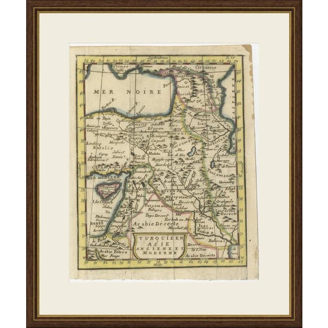 This small antique map of Turkey in Asia, titled Turquie en Asie ancienne et moderne, is believed to come from the Jesuit...