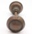 Mid 20th Century Pair of Vintage 2.25 In. Concentric Brass Passage Door Knobs For Sale - Image 5 of 5