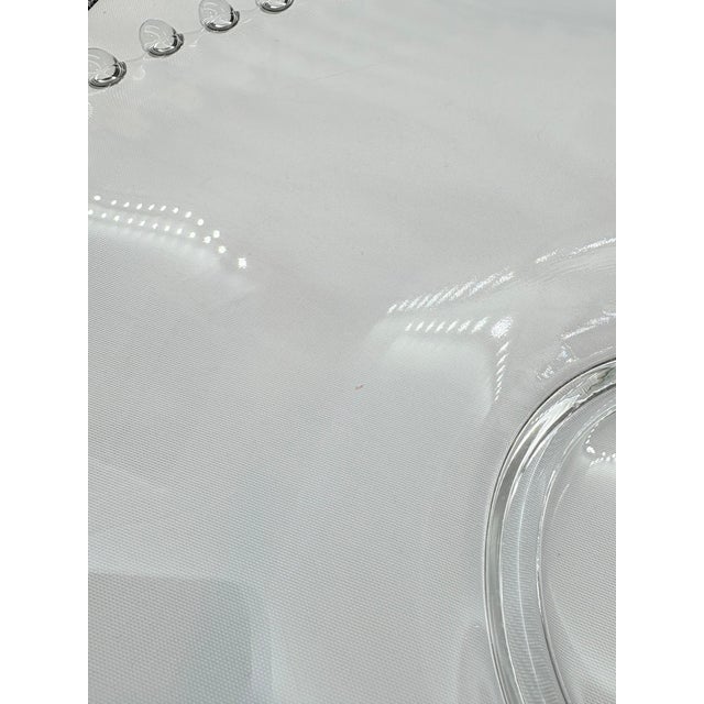 Transparent Mid 20th Century Imperial Glass Candlewick Torte Plate For Sale - Image 8 of 8