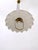 Mid-Century Modern Adjustable Pendant Lamp in White Ceramic and Brass For Sale - Image 4 of 10