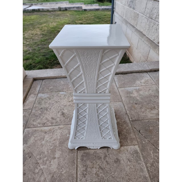 Vintage Italian Ceramic Pedestal For Sale - Image 10 of 11