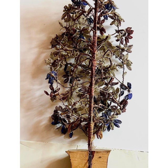 French 1900’s Parisian Beaded Topiary For Sale - Image 9 of 9