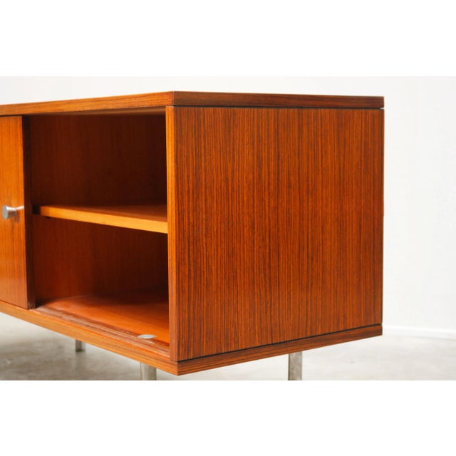 Wood Zebrawood Sideboard by Alfred Hendrickx for Belform, 1950s For Sale - Image 7 of 13