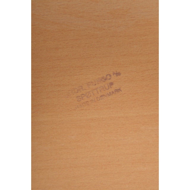 Black Danish Side Table with Magazine Holder by S.P. Jensen for BRDR Furbo, 1960s For Sale - Image 8 of 9