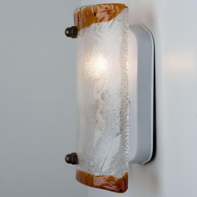 Rectangular Wall Light from Mazzega, 1960s For Sale - Image 4 of 12
