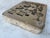 Natural hand carved Stone with vintage print. Estate find from a vintage French style home. The smooth surface has a...