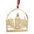 Vintage Biltmore Estate 24k Gold Finish Brass Filigree Christmas Ornament With Original Box For Sale