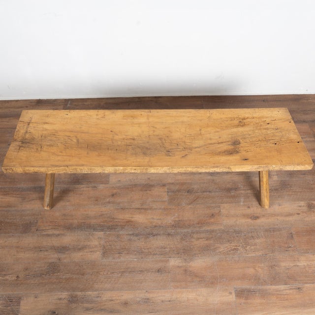 Rustic European 20th Century Rustic Coffee Table From Hungary For Sale - Image 3 of 11