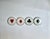 Ceramic Vintage Modern "Ace" Ceramic Coasters, Set of 4 For Sale - Image 7 of 17