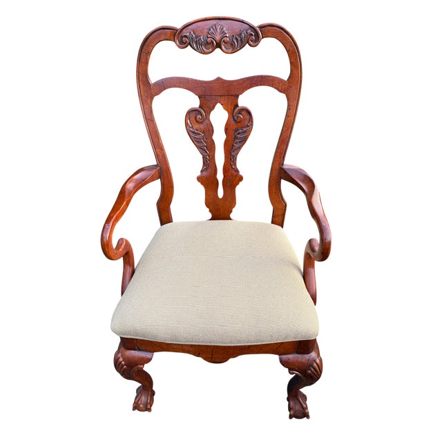 Late 20th Century Late 20th Century Attributed to Hickory White Hampton Collection Dining Chairs - Set of 8 For Sale - Image 5 of 18