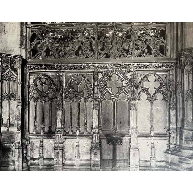 1918 French Gothic Architectural Photographs-Double Volume For Sale - Image 4 of 7
