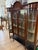 Brown Antique English Mahogany Display Cabinet , Satinwood Inlay. For Sale - Image 8 of 8