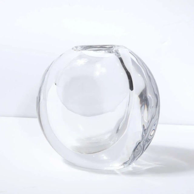 Swedish Mid-Century Modern Göran Wärff for Kosta Boda Translucent Glass Vase For Sale - Image 11 of 13