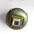 Late 20th Century Set of Eight Hollywood Regency Metallic Wood Knobs With Iridescent Aurora Borealis Gems For Sale - Image 5 of 18