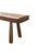 Not Yet Made - Made To Order Solid Teak Wood Bench With Softened Edges and Sculptural Leg Form For Sale - Image 5 of 8