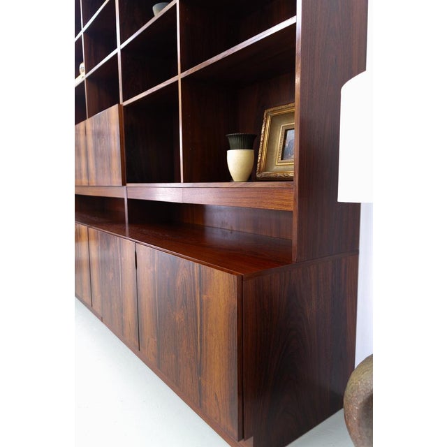 Large Modern Danish Rosewood Bookcase, 1970s For Sale - Image 18 of 18