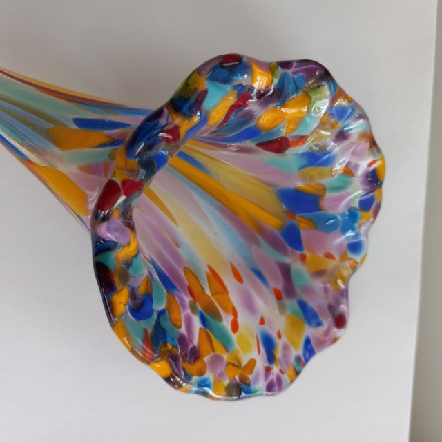 Hand Blown Glass Stem For Sale - Image 6 of 7