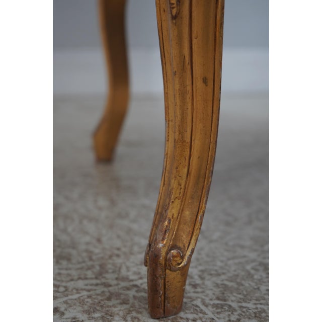 Pair of Louis XV Giltwood Fauteuils Armchairs For Sale - Image 14 of 18