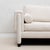 Modern Cream Velvet Sofa by Mogul For Sale - Image 4 of 10