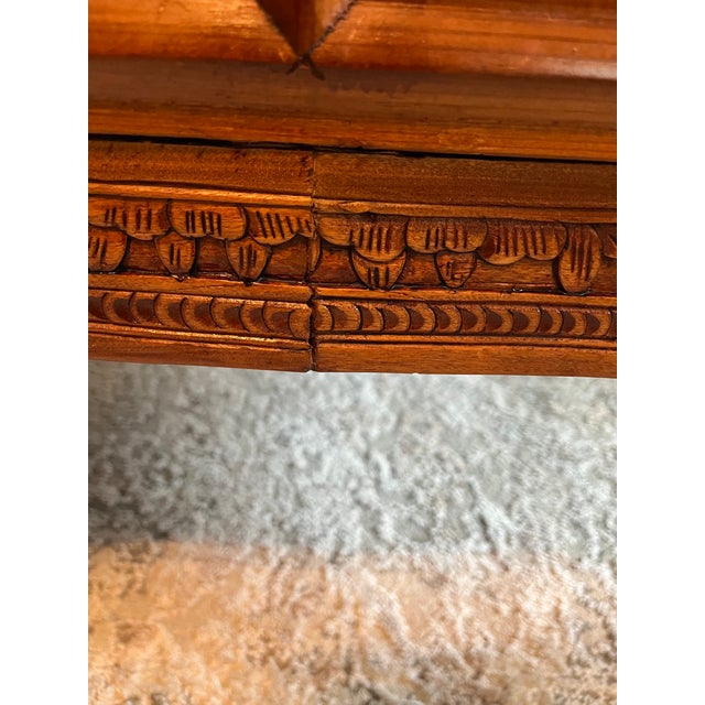 Antique Chinese Carved Wooden Wedding Cabinet For Sale - Image 15 of 18