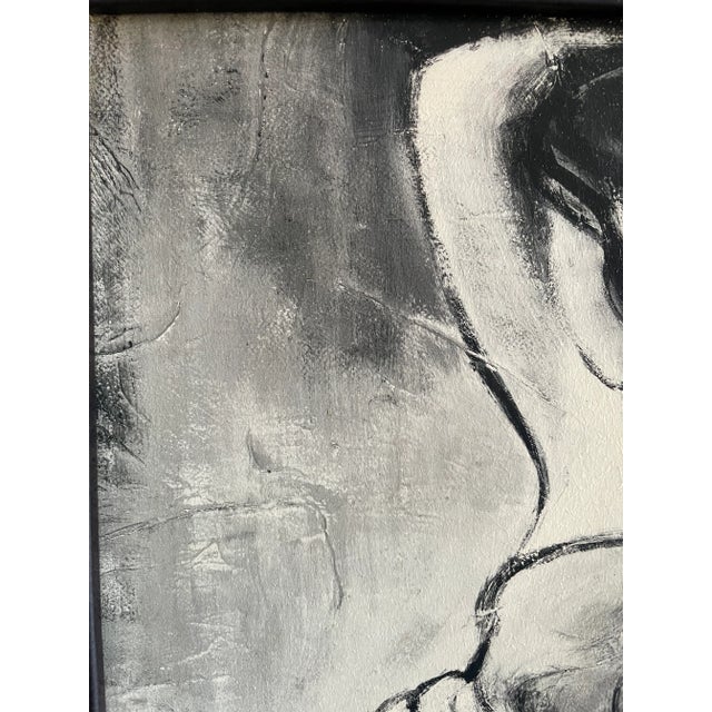 Pair Vintage Oil Paintings Portrait Lanie Loreth For Sale - Image 11 of 14
