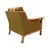 Green Henning Kjærnulf Carved Oak Sofa Set, Wool, 1960s, Attributed For Sale - Image 8 of 12