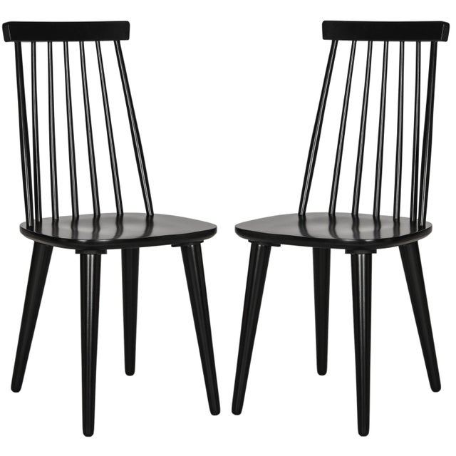 17''H Spindle Side Chair - Black - a Pair For Sale In Philadelphia - Image 6 of 6
