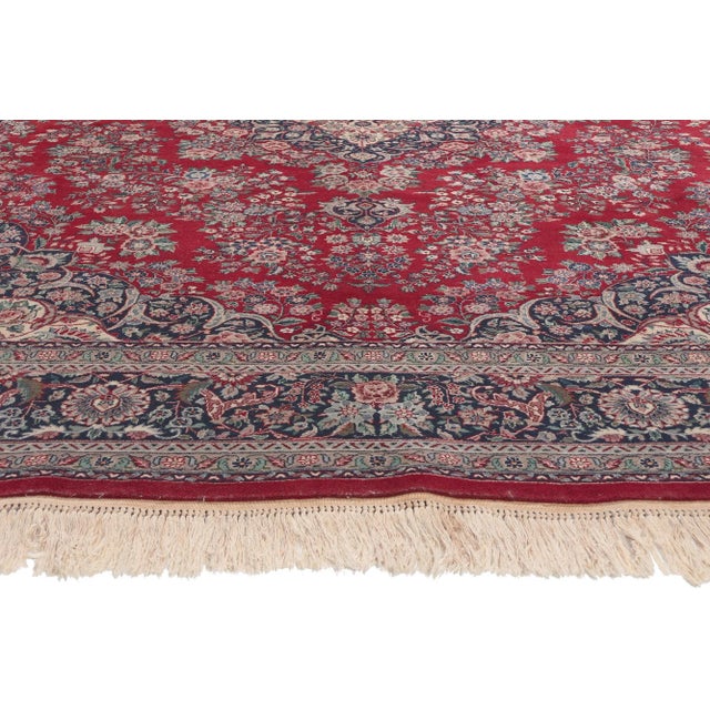 Late 20th Century Vintage Pakistani Kerman Rug, 09'00 X 12'02 For Sale - Image 4 of 10