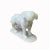 Chinese White Jade Color Stone Puppy Dog Display Figure For Sale In San Francisco - Image 6 of 7