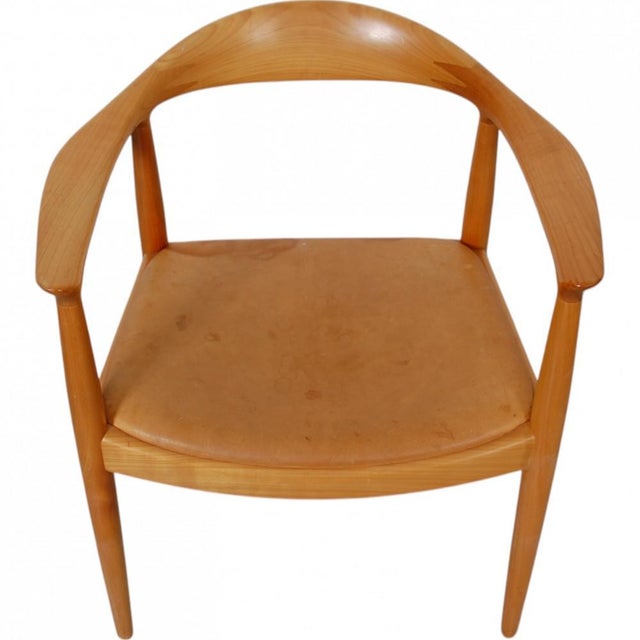 The Chair in Cherry Wood by Hans Wegner, 1990s For Sale - Image 6 of 18