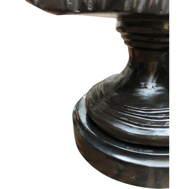 Bronze Virgin Mary Bust, France, 20th Century For Sale - Image 5 of 6