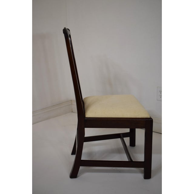 Early 1800's English Mahogany Chippendale Chairs-Set of Six (6) For Sale - Image 4 of 7