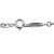 Metal Ladies Tiffany & Co. 925 Sterling Silver Clover Trefoil Key Pendant Necklace For Sale - Image 7 of 9