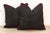 Mid 20th Century Pair of Ratri Black Dotted Ahir Handloom Pillows For Sale - Image 5 of 5