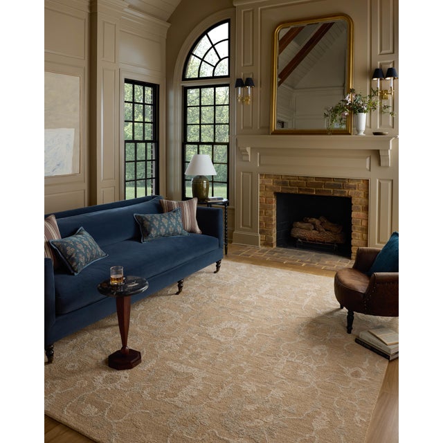 Loose, overscaled florals extend across the Dorothea Collection from Chris Loves Julia x Loloi, an elegant area rug for...