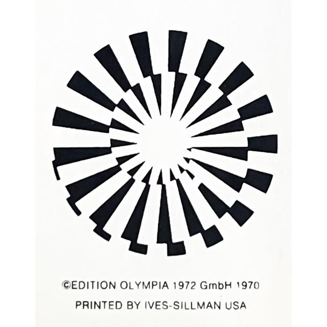 1970s 1972 Josef Albers Munich Olympics Silkscreen Poster For Sale - Image 5 of 6