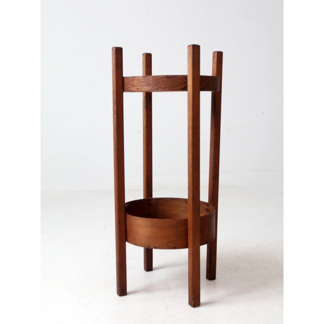 Antique Primitive Cheese Box Two-Tier Shelf For Sale - Image 9 of 10