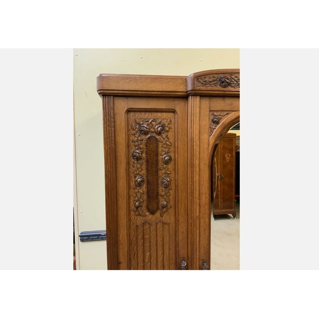 Art Deco Wardrobe, 1930 For Sale - Image 3 of 12
