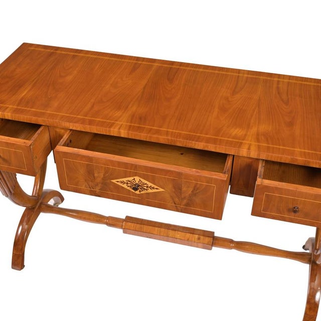 Biedermeier Desk or Console For Sale - Image 6 of 8