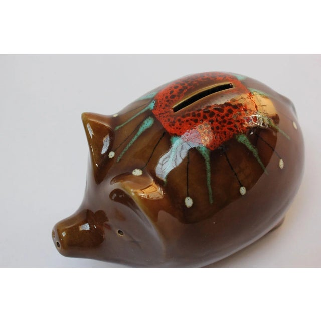 Mid-Century Italian Modern Ceramic Piggy Bank by Bertoncello For Sale - Image 9 of 12
