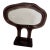 Made Goods Kolby Sculpture Landscape Cocoa Resin Lucite For Sale